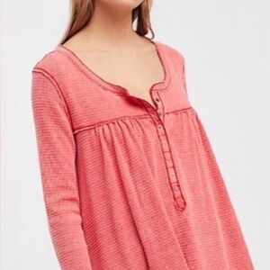 We The Free Kai Button Detail Tunic